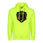 Soccer Adult Pullover Hoodie, Safety Green Color , 80/20 Fleece, Men's Fan Apparel