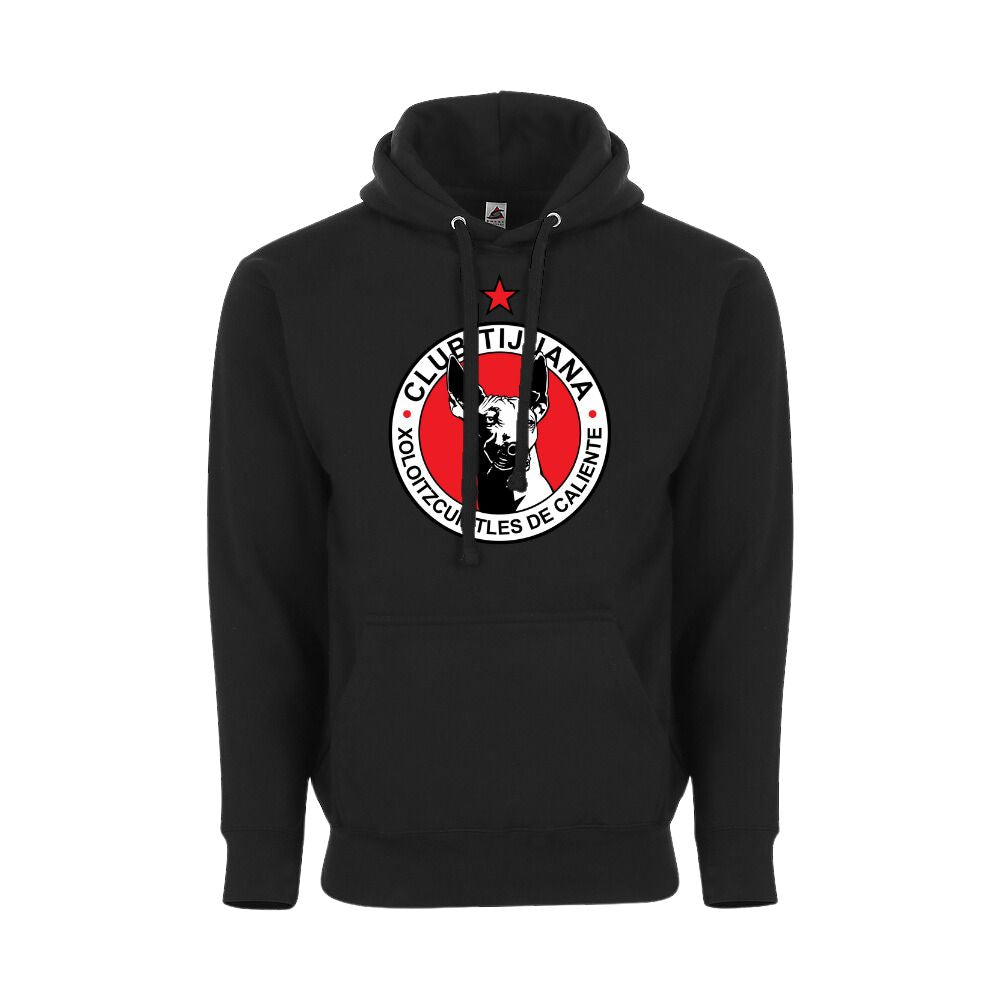 Soccer Adult Pullover Hoodie, Black Color, 80/20 Fleece, Men's Fan Apparel