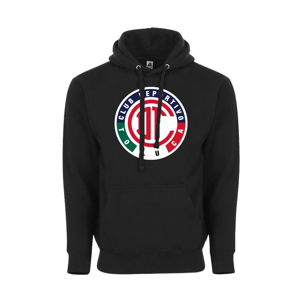 Soccer Adult Pullover Hoodie, Black Color, 80/20 Fleece, Men's Fan Apparel