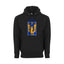 Soccer Adult Pullover Hoodie, Black Color, 80/20 Fleece, Men's Fan Apparel