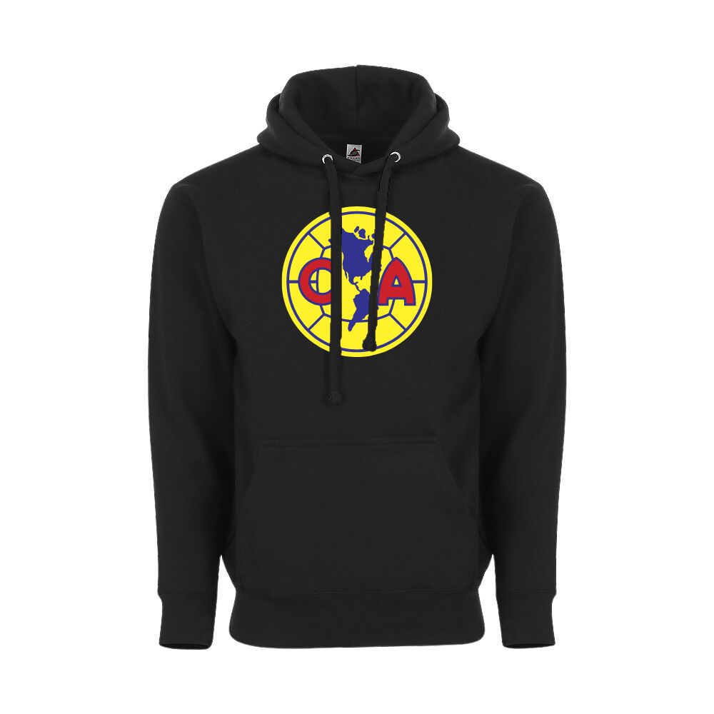 Soccer Adult Pullover Hoodie, Black Color, 80/20 Fleece, Men's Fan Apparel