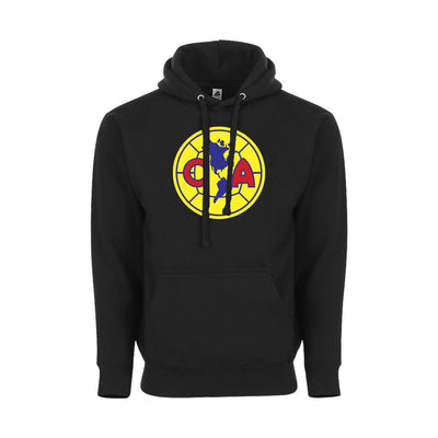 Soccer Adult Pullover Hoodie, Black Color, 80/20 Fleece, Men's Fan Apparel