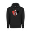Soccer Adult Pullover Hoodie, Black Color, 80/20 Fleece, Men's Fan Apparel