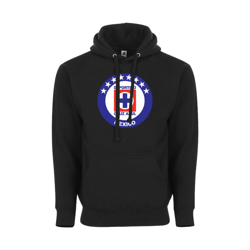Soccer Adult Pullover Hoodie, Black Color, 80/20 Fleece, Men's Fan Apparel