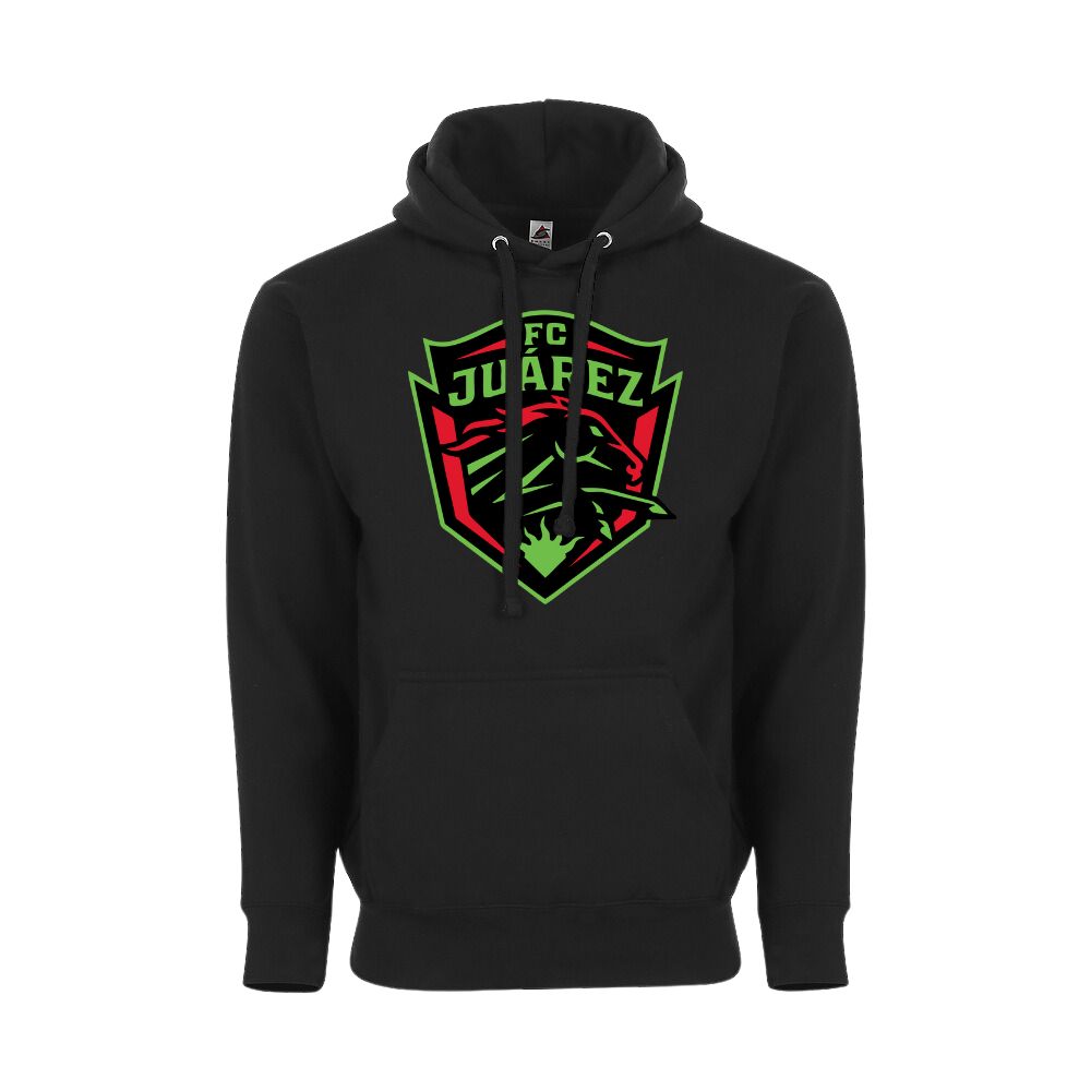 Soccer Adult Pullover Hoodie, Black Color, 80/20 Fleece, Men's Fan Apparel