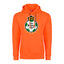 Soccer Adult Pullover Hoodie, Safety Orange Color, 80/20 Fleece, Men's Fan Apparel
