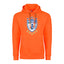 Soccer Adult Pullover Hoodie, Safety Orange Color, 80/20 Fleece, Men's Fan Apparel