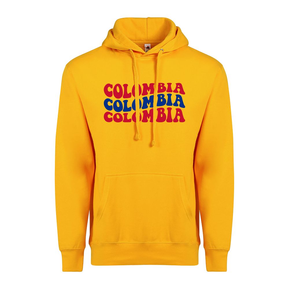 Colombia Adult Pullover Hoodie, 80/20 Fleece, Men's Fan Apparel