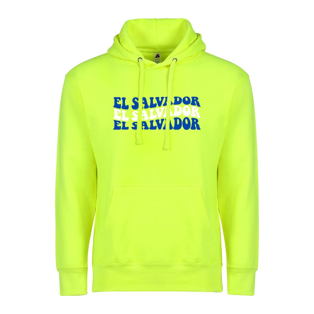 El Salvador Adult Pullover Hoodie, 80/20 Fleece, Men's Fan Apparel