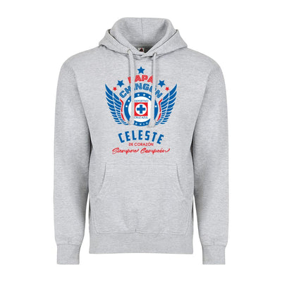 Papá Chingón Cruz Azul Adult Pullover Hoodie - Soccer Fan Apparel