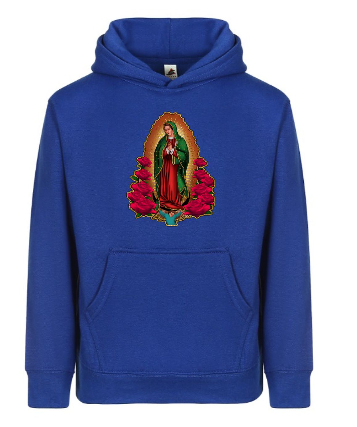 Kids/ Youth Our Lady of Guadalupe Pullover Hoodie - Virgen de Guadalupe Kids/Youth Hoodie