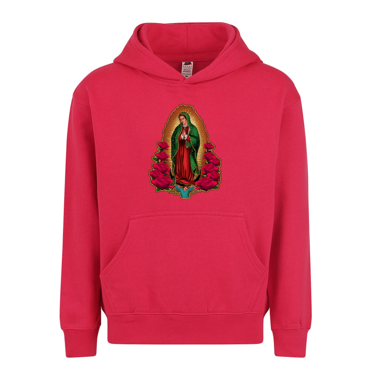 Kids/ Youth Our Lady of Guadalupe Pullover Hoodie - Virgen de Guadalupe Kids/Youth Hoodie