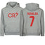 Kids/Youth CR7 Ronaldo #7 Pullover Hoodie with Kangaroo Pocket - Comfortable & Stylish Sportswear