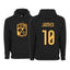 Adult Unisex Leon James #10 Pullover Hoodie – Kangaroo Pocket, Front and Back Design