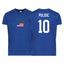 USA Flag T-Shirt – Pulisic #10 – Adult Unisex 100% Cotton Tee (Sizes S–3XL)