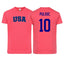 Kids USA Flag T-Shirt – Pulisic #10 – Youth Cotton Tee Shirt