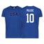 USA Flag T-Shirt – Pulisic #10 – Adult Unisex 100% Cotton Tee Shirt (Sizes S–3XL)