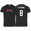 Kids USA Flag T-Shirt – McKennie #8 – Youth Cotton Tee