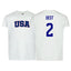 USA Flag T-Shirt – Dest #2 – Adult Unisex 100% Cotton Tee (Sizes S–3XL)