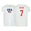 Kids USA Flag Reyna #7 Youth Cotton T-Shirt