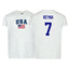 Kids USA Flag Reyna #7 Youth Cotton T-Shirt