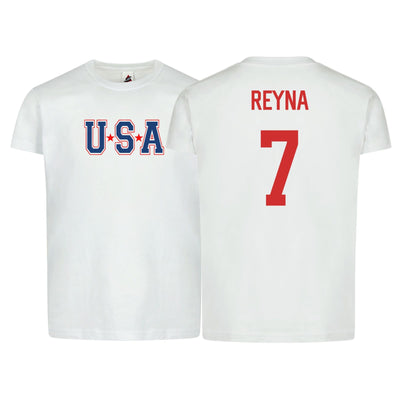 Kids USA Flag Reyna #7 Youth Cotton T-Shirt