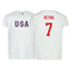Kids USA Flag Reyna #7 Youth Cotton T-Shirt