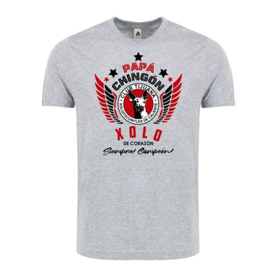 Xolos Papá Chingón T-Shirt – Xolo de Corazón, Siempre Campeón Soccer Fan Tee for Men