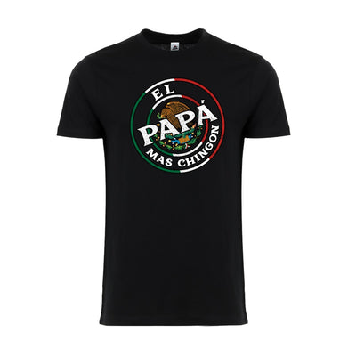 Father's Day El Papa Más Chingón Funny Mexican Dad Spanish T-Shirt