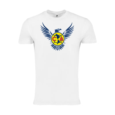 Club America Soccer Fan Graphic T-Shirt - 100% Cotton Short Sleeve Unisex Tee for Men and Women