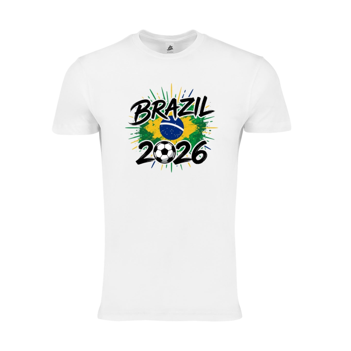 Brazil Flag Graphic T-Shirt World Cup 2026 – Unisex Soccer Fan Shirt