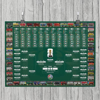 2026 Soccer Match Schedule Poster – Tournament Bracket Calendar Wall Art WC 2026