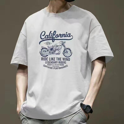 Men's American Retro Oversize Cotton T-shirt