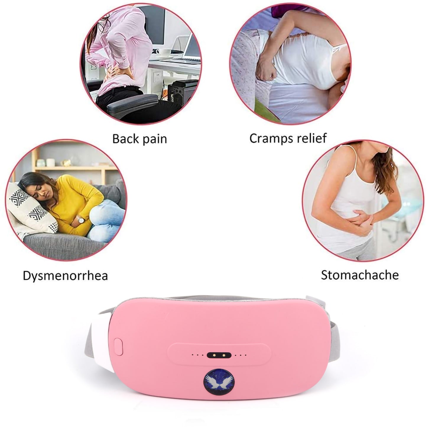 Fever And Vibration Relieve Electric Moxibustion Warm  Belt