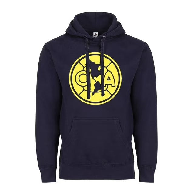 Club America Adult Pullover Hoodie - Aguilas del America Navy Blue Hoodie - Fan Apparel