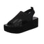 New Women's Knitted Wedge Fashion Platform Soft Sole Shoes