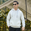 Men's casual solid color fashion hooded sweatshirt