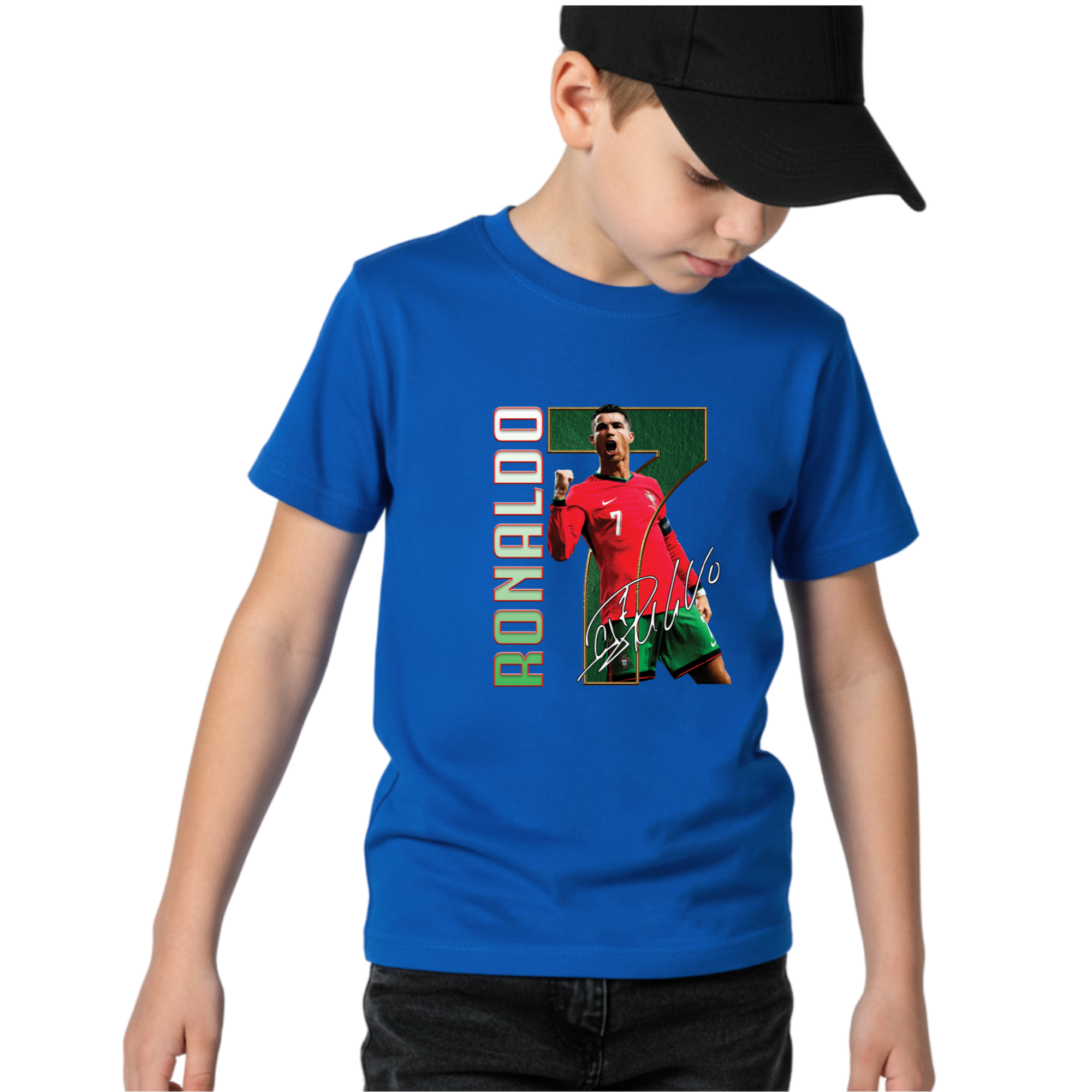 Portugal Ronaldo 7 Kids T-Shirt – Youth Unisex Tee