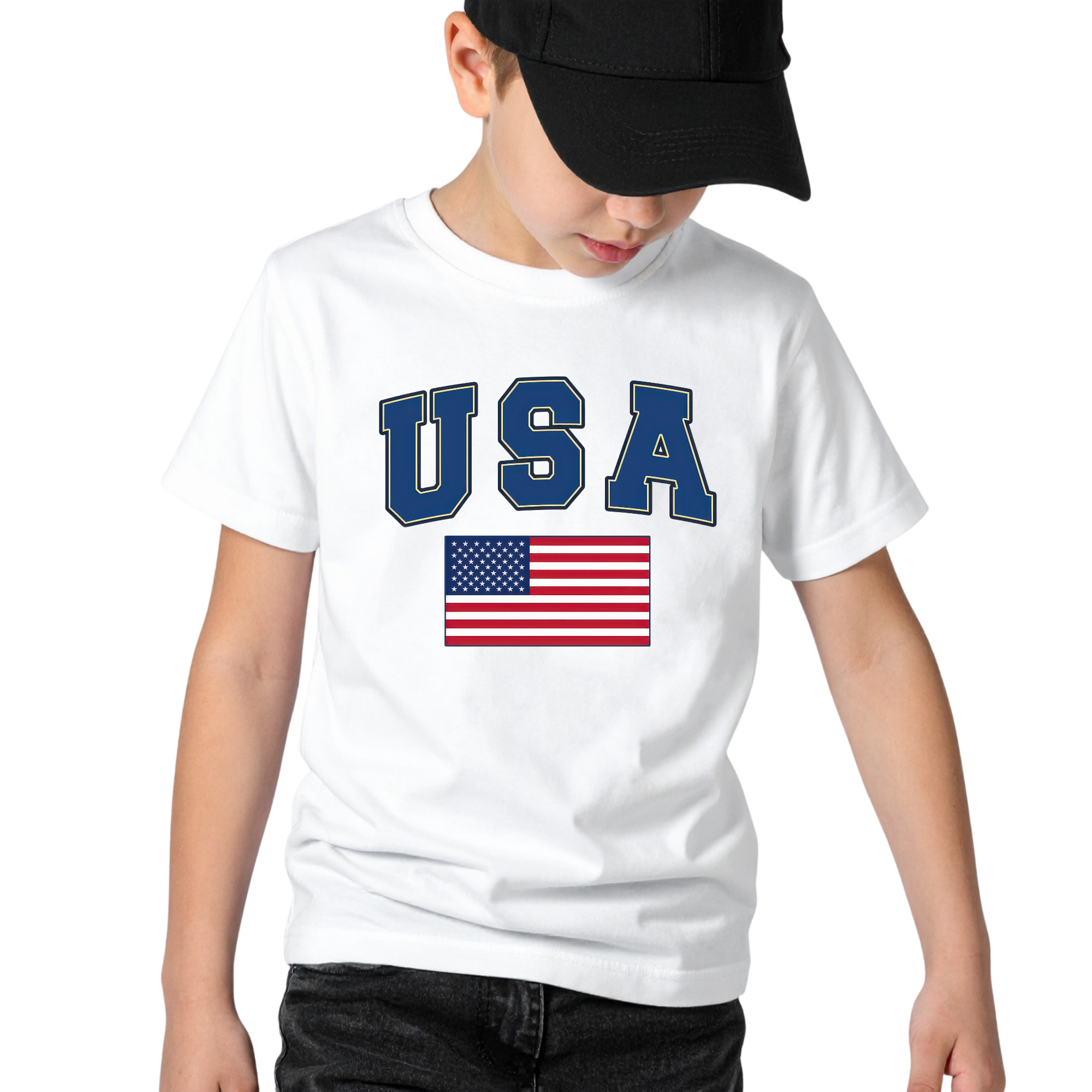 USA Kids T-Shirt – Youth Unisex Tee