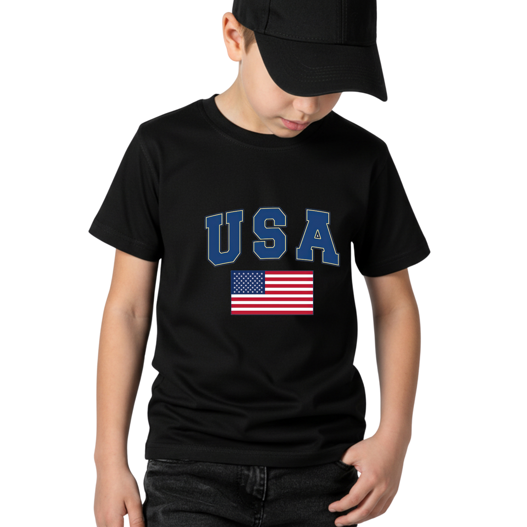 USA Kids T-Shirt – Youth Unisex Tee