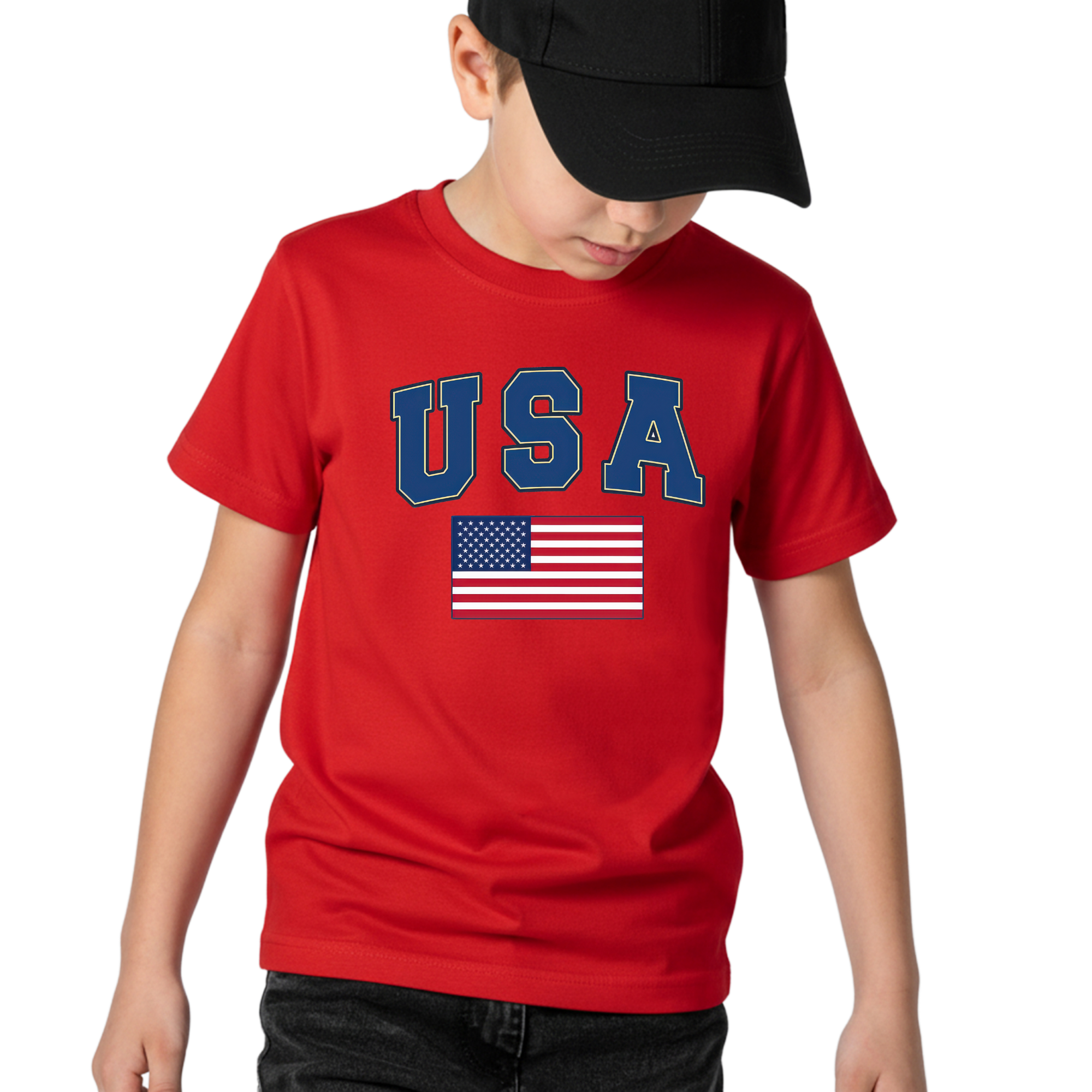 USA Kids T-Shirt – Youth Unisex Tee