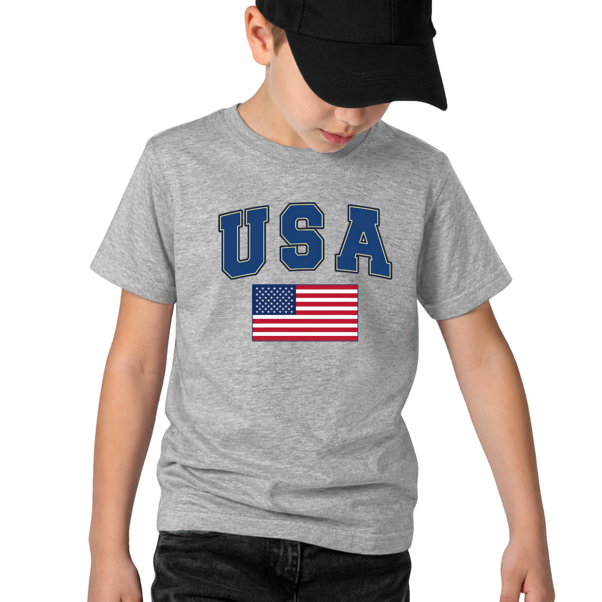 USA Kids T-Shirt – Youth Unisex Tee
