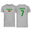 Adult Unisex Portugal Flag Ronaldo #7 Short Sleeve T-Shirt – Classic Fit & Bold Design