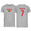 Adult Unisex Portugal Flag Ronaldo #7 Short Sleeve T-Shirt – Classic Fit & Bold Design