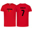 Adult Unisex Portugal Flag Ronaldo #7 Short Sleeve T-Shirt – Classic Fit & Bold Design