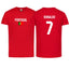 Adult Unisex Portugal Flag Ronaldo #7 Short Sleeve T-Shirt – Classic Fit & Bold Design
