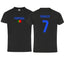 Adult Unisex Portugal Flag Ronaldo #7 Short Sleeve T-Shirt – Classic Fit & Bold Design