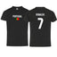 Adult Unisex Portugal Flag Ronaldo #7 Short Sleeve T-Shirt – Classic Fit & Bold Design