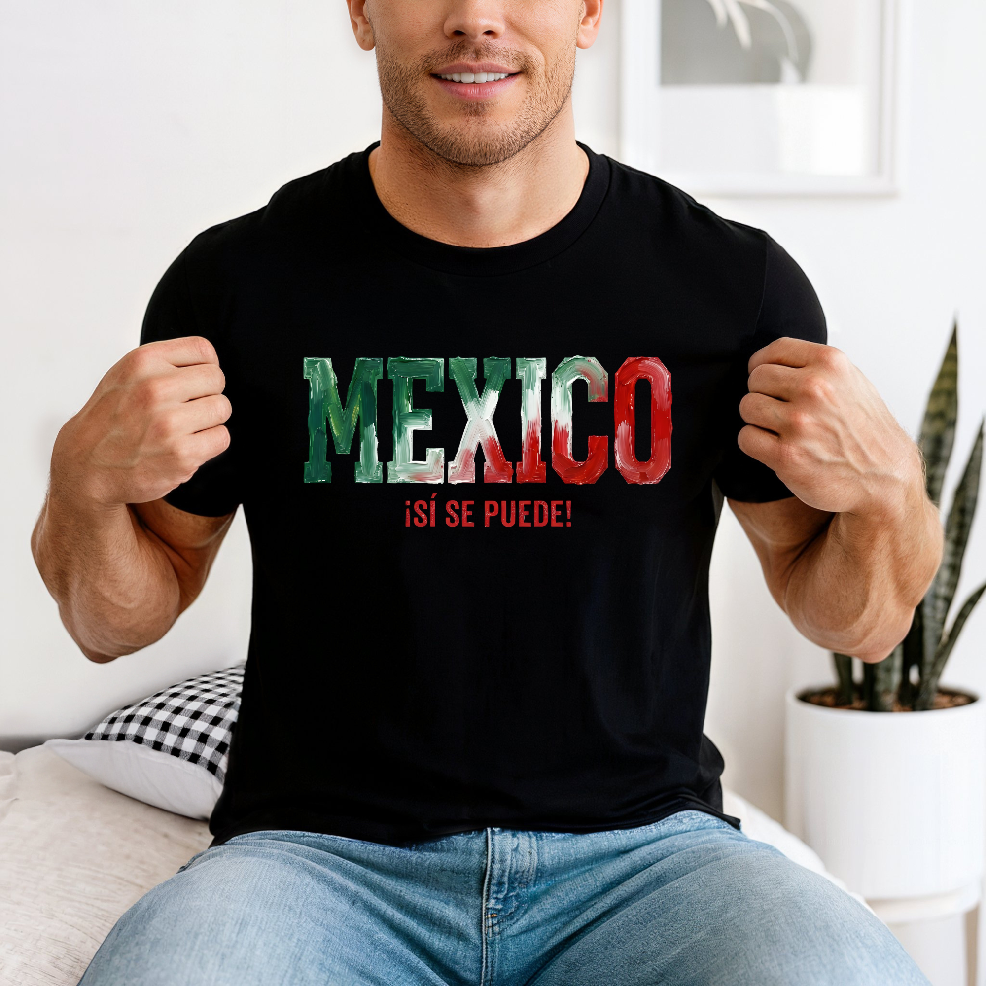 México T-Shirt Adult Unisex Tricolor tee