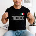 México T-Shirt Adult Unisex México Flag Tee